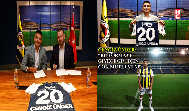 Fenerbahçe, Cengiz Ünder ile 4 yıllık sözleşme imzaladı