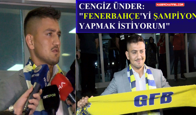 Cengiz Ünder: “Öz güveni yüksek bir futbolcuyum”