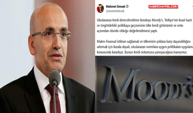 Hazine Bakanı Mehmet Şimşek'ten 'Moody's' açıklaması