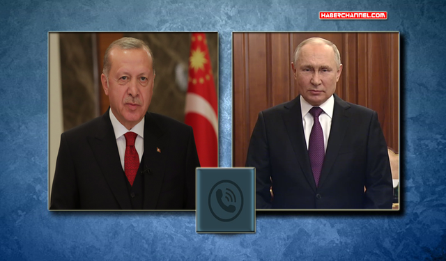 Cumhurbaşkanı Erdoğan, Vladimir Putin ile telefonda görüştü