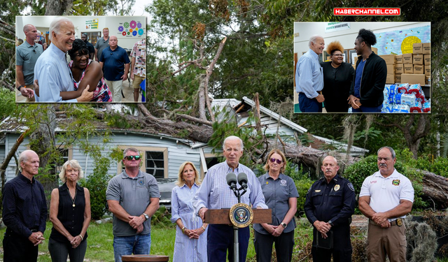 ABD Başkanı Biden, Florida’daki kasırgadan etkilenen aileleri ziyaret etti