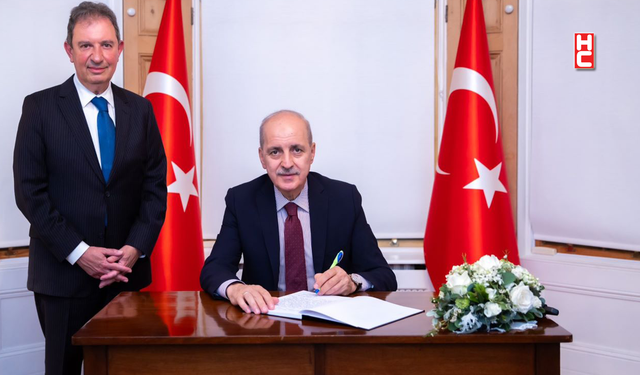 TBMM Başkanı Numan Kurtulmuş, Dublin Büyükelçiliğini ziyaret etti