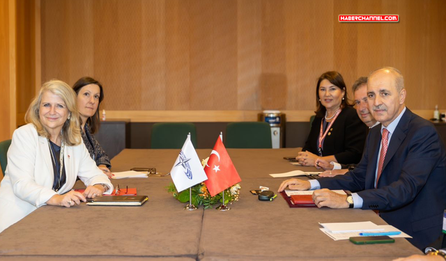 TBMM Başkanı Kurtulmuş, İrlanda'da NATO Parlamenter Asamblesi Başkanı Maylam ile görüştü