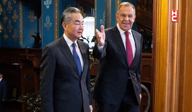 Çin Dışişleri Bakanı Wang Yi, Rusya'da Rus mevkidaşı Sergey Lavrov ile görüştü