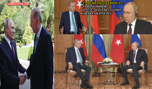 Soçi'deki kritik görüşme: Cumhurbaşkanı Erdoğan ile Rusya Lideri Putin görüşmesi başladı