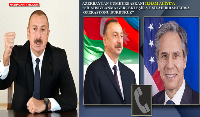 Azerbaycan Cumhurbaşkanı Aliyev, ABD Dışişleri Bakanı Blinken ile görüştü