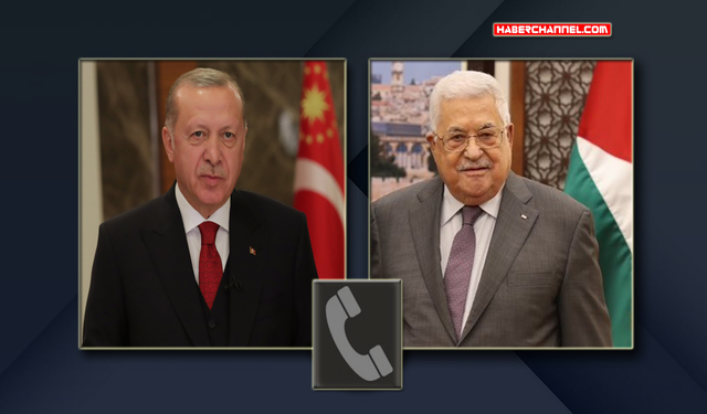 Cumhurbaşkanımız Erdoğan, Filistin Devlet Başkanı Abbas ile görüştü