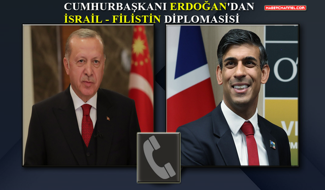 Cumhurbaşkanı Erdoğan, İngiltere Başbakanı Rishi Sunak ile telefonda görüştü...