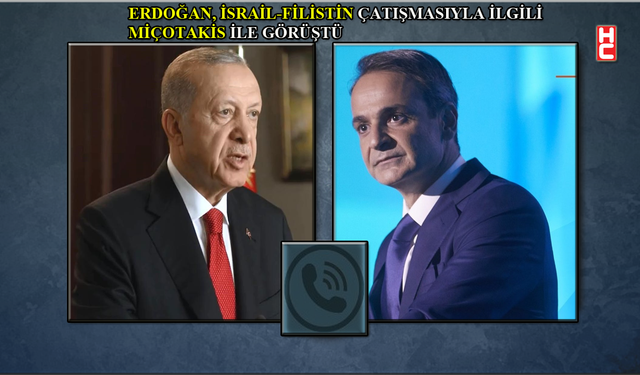 Cumhurbaşkanı Erdoğan, Yunanistan Başbakanı Miçotakis ile görüştü