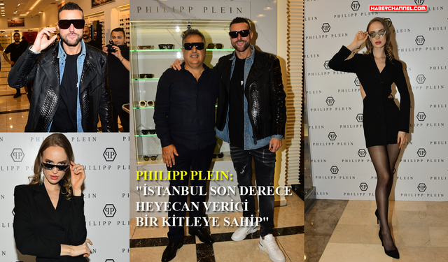 Philipp Plein İstanbul’da Opmar Optik’i ziyaret etti