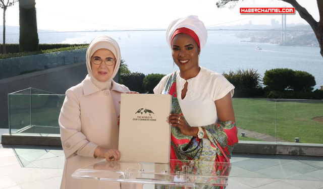 Emine Erdoğan, Burundi Cumhuriyeti Devlet Başkanı'nın eşi Angeline Ndayishimiye ile görüştü