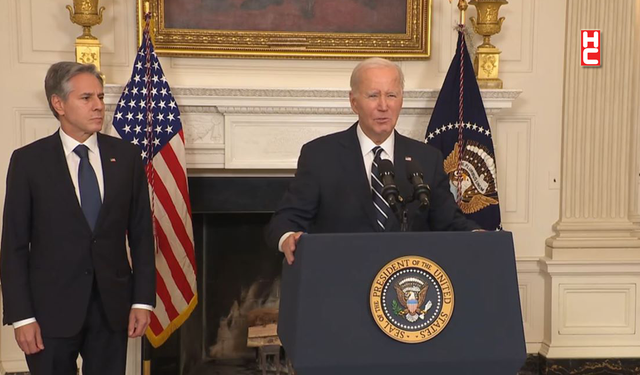 ABD Başkanı Joe Biden: "ABD, İsrail halkın yanındadır"