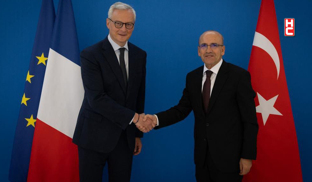 Hazine Bakanı Şimşek, Fransa'da Fransız mevkidaşı Le Maire ile görüştü