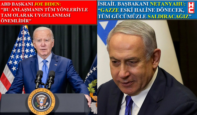 ABD Başkanı Biden ile İsrail Başbakanı Netanyahu insani duraklamayı değerlendirdi