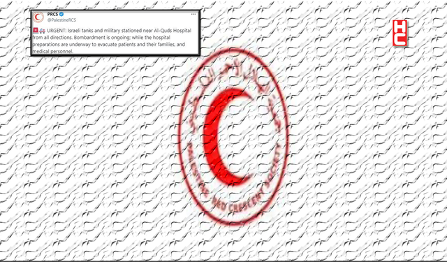 Filistin Kızılayı: "İsrail tankları hastanenin etrafını sardı"
