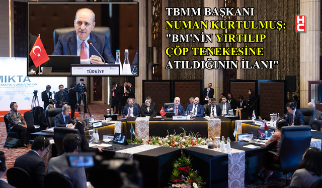 Kurtulmuş, MIKTA 9. Parlamento Başkanları Konferansı'nda konuştu