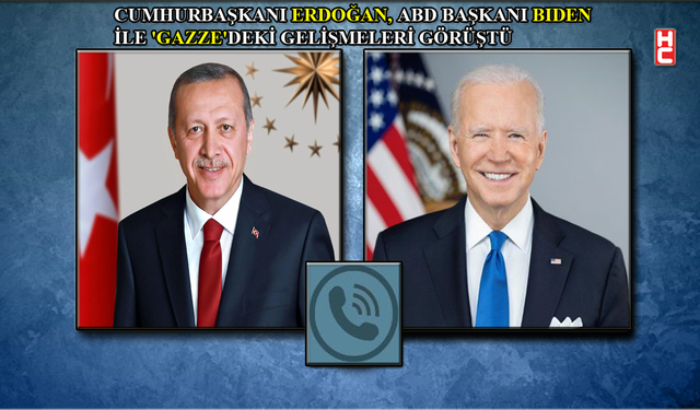 Cumhurbaşkanı Erdoğan, ABD Başkanı Joe Biden ile telefonda görüştü