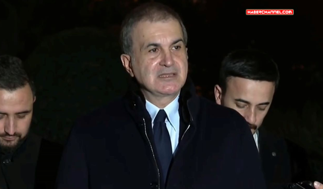 AK Parti'li Çelik:" Bu bildiriye imza atmak için şart öne sürülmez"