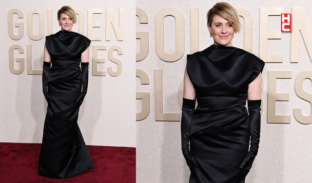 Greta Gerwig, Altın Küre ödüllerinde FENDI seçimi ile büyüledi