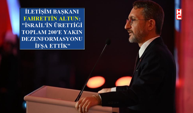 Fahrettin Altun: "Gazze'de 7 Ekim'den bu yana 120 gazeteci şehit oldu"