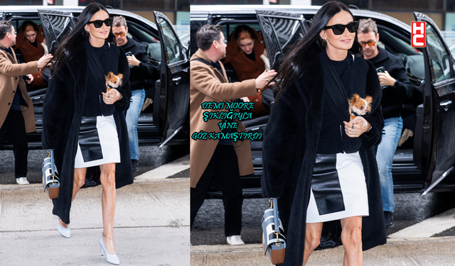 Demi Moore, New York'ta FENDI Baguette çantasıyla görüntülendi!