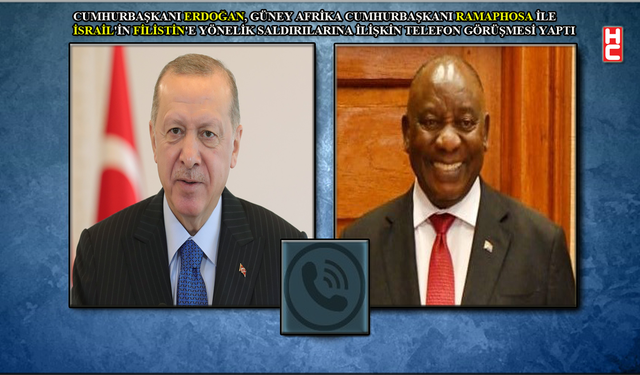 Cumhurbaşkanı Erdoğan, Güney Afrika Cumhurbaşkanı Cyril Ramaphosa ile görüştü