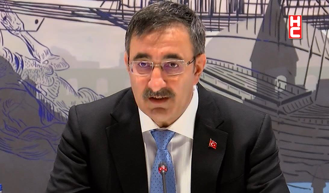 Cumhurbaşkanı Yardımcısı Yılmaz: "Hafize Gaye Erkan'a yaptığı hizmetler için teşekkür ediyorum"