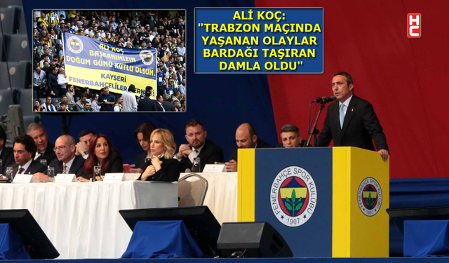 Ali Koç'tan Fenerbahçe taraftarına: "Dosta güven, düşmana korku salan bir tepki verdiniz"