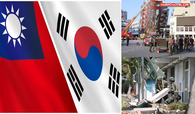 Güney Kore, deprem için Tayvan’a 500 bin dolar yardım gönderdi...