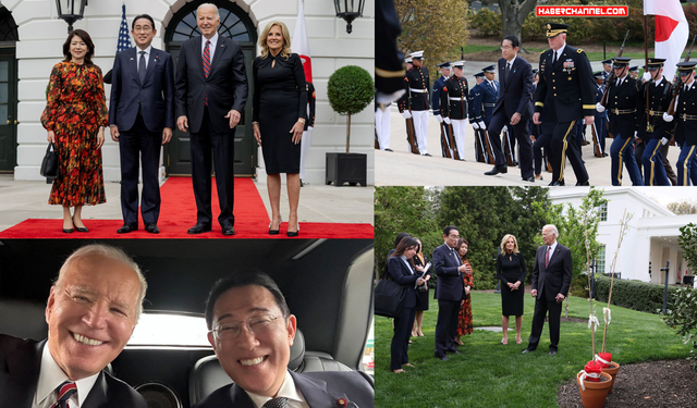 Japonya Başbakanı Fumio Kishida, Beyaz Saray’da...