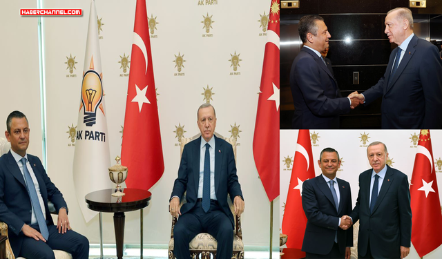 Cumhurbaşkanı Erdoğan, Özgür Özel ile bir araya geldi...