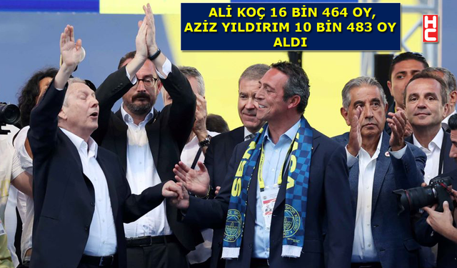 Ali Koç, Fenerbahçe’de yeniden başkanlığa seçildi...