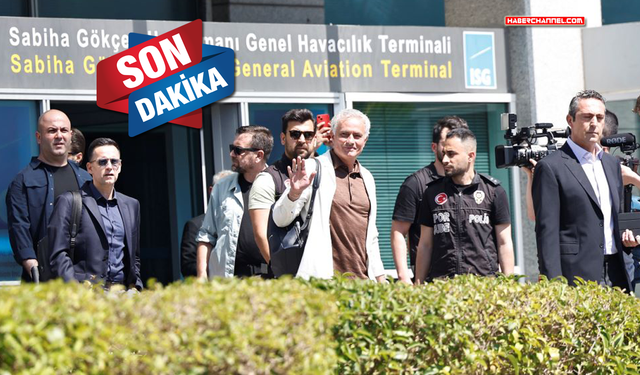 Fenerbahçe'nin yeni teknik direktörü Jose Mourinho İstanbul'da...