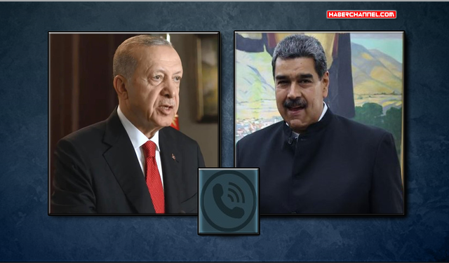 Cumhurbaşkanı Erdoğan, Venezuelalı mevkidaşı Nicolas Maduro ile görüştü