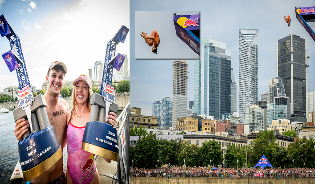 Red Bull Cliff Diving Kanada etabında zafer Heslop ve Carlson’ın oldu!