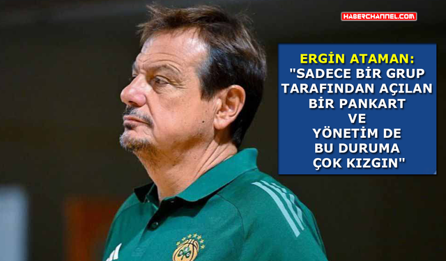 Ergin Ataman: "Spor salonları siyasetin değil, dostluğun ve barışın yeridir"