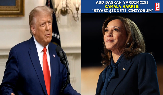 Kamala Harris'ten Donald Trump'a 'suikast' girişimi hakkında açıklama...