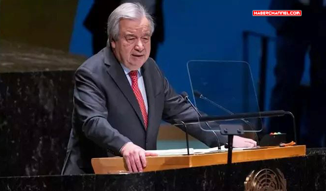 BM Genel Sekreteri Antonio Guterres'ten 'İsrail'e kınama