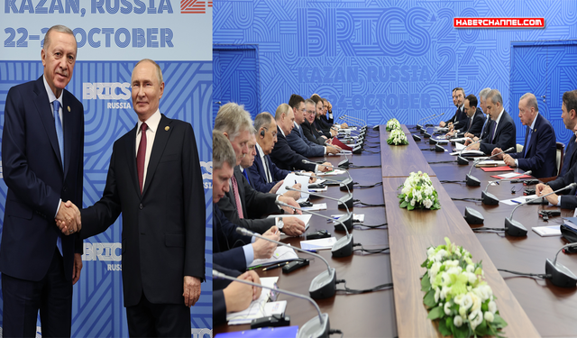 BRICS 2024: Cumhurbaşkanı Erdoğan, Rusya Devlet Başkanı Putin ile görüştü