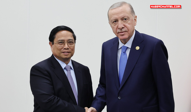 BRISC: Cumhurbaşkanı Erdoğan, Vietnam Başbakanı Minh Chinh'i kabul etti