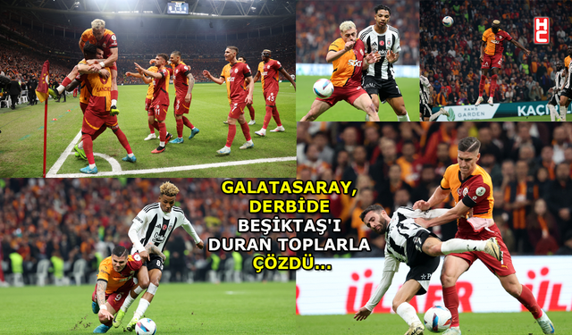 Galatasaray, konuk ettiği Beşiktaş'ı 2-1 mağlup etti