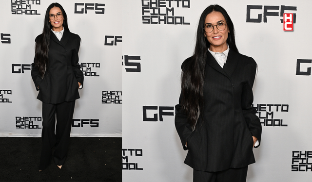 Demi Moore'nun FENDI şıklığı...