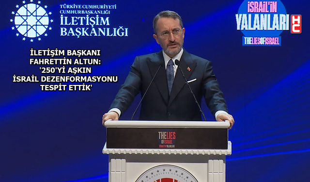 Fahrettin Altun, 'The Lies of Israel Lansmanı ve Panel Programı'nda konuştu