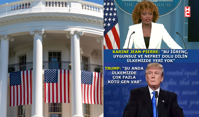 Beyaz Saray'dan, göçmenlerin ülkeye ‘kötü genler’ getirdiğini söyleyen Trump'a tepki...