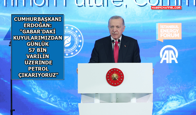 Cumhurbaşkanı Erdoğan, 'İstanbul Enerji Forumu'nda konuştu