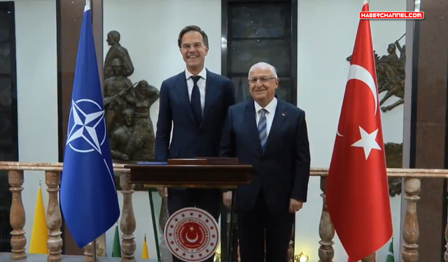 Bakan Yaşar Güler, NATO Genel Sekreteri Mark Rutte ile bir araya geldi