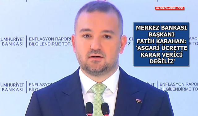 Fatih Karahan: "Enflasyonun, 2024 yıl sonunda yüzde 44’e gerileyeceğini öngörüyoruz"