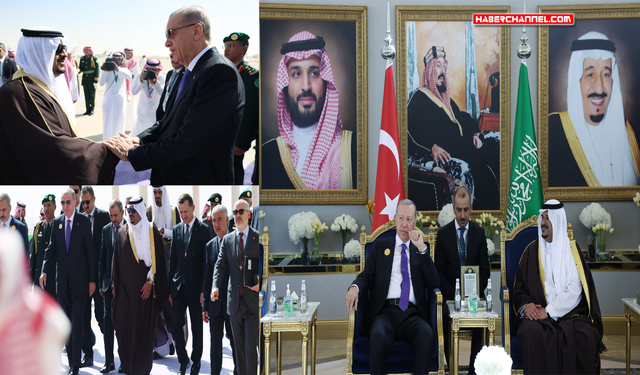 Cumhurbaşkanı Erdoğan, Riyad'a ulaştı...