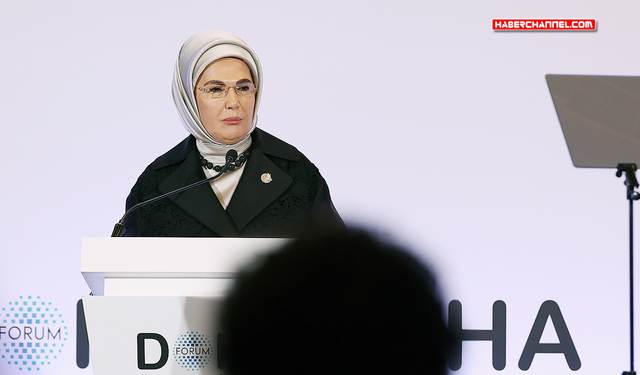 Emine Erdoğan, 'Doha Forum 2024' programında konuştu