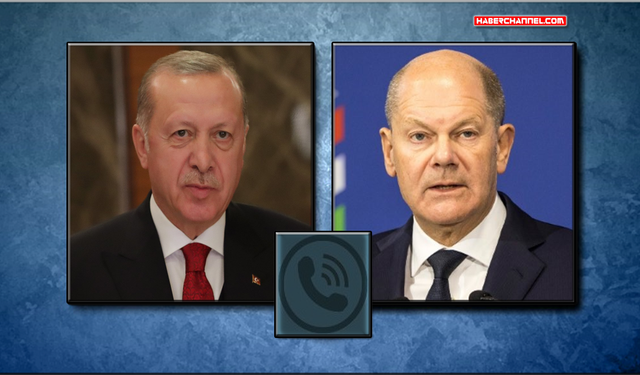 Suriye diplomasisi: Cumhurbaşkanı Erdoğan, Almanya Başbakanı Olaf Scholz ile görüştü